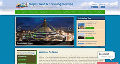 Desktop Screenshot of nepaltouroperators.com